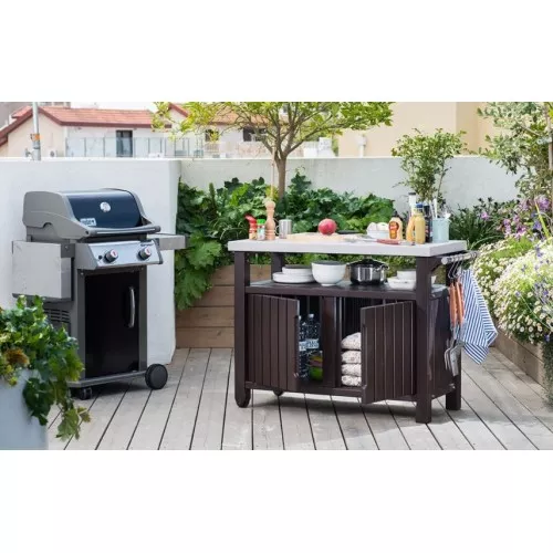 Барбекю стол Unity XL 207Л серый