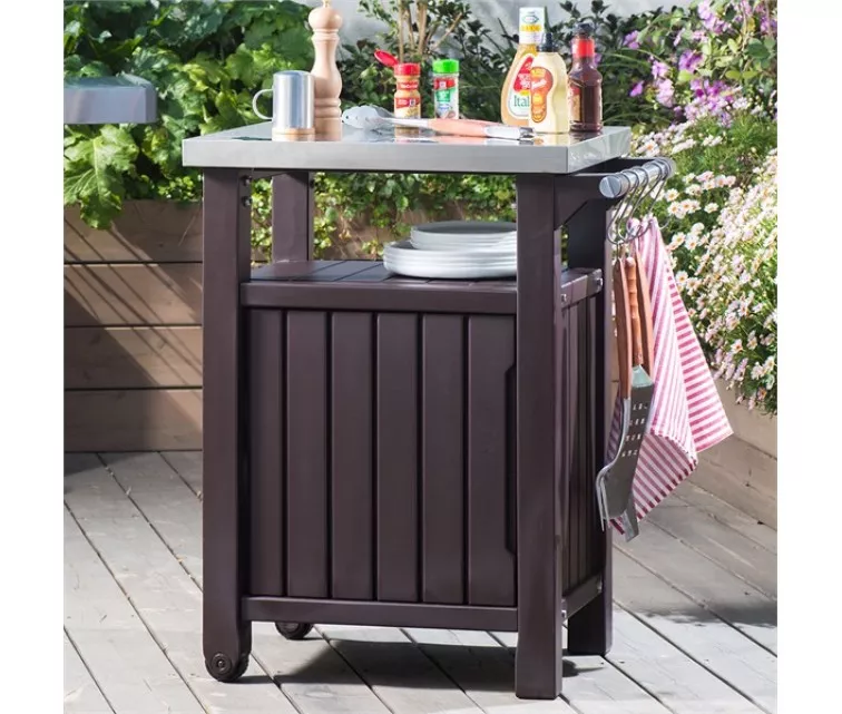 Grill table Unity 105L brown