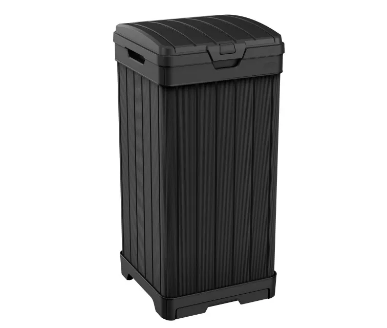 Õue prügikast BALTIMORE must, 125 l