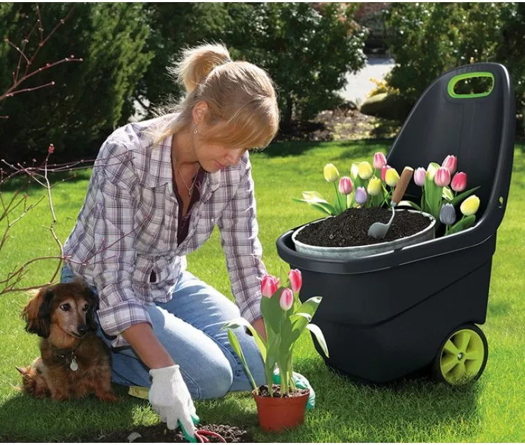 тачка Easy Go XL 62L темно-серый