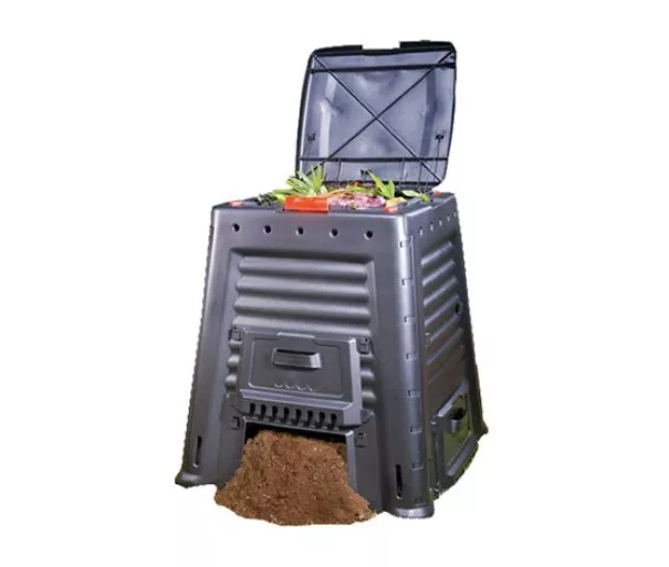 Komposta kaste Mega Composter 650L Without Base melna