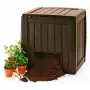 Komposta kaste Deco Composter With Base 340L brūna