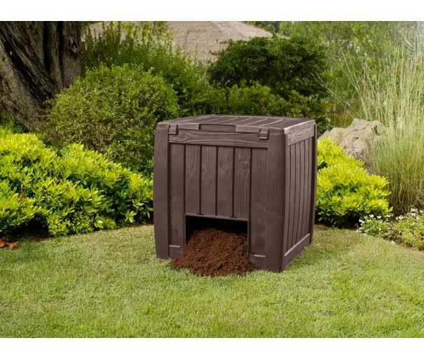 Komposta kaste Deco Composter With Base 340L brūna
