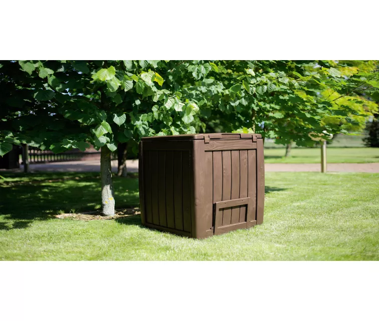 Komposta kaste Deco Composter With Base 340L brūna