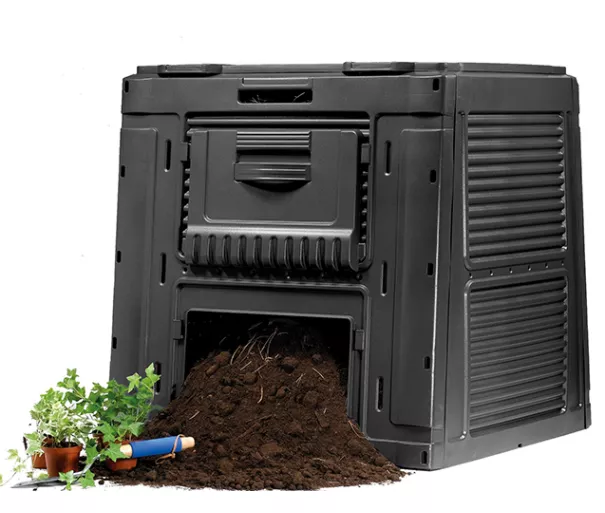 Komposta kaste E-Composter Without Base 470L melna