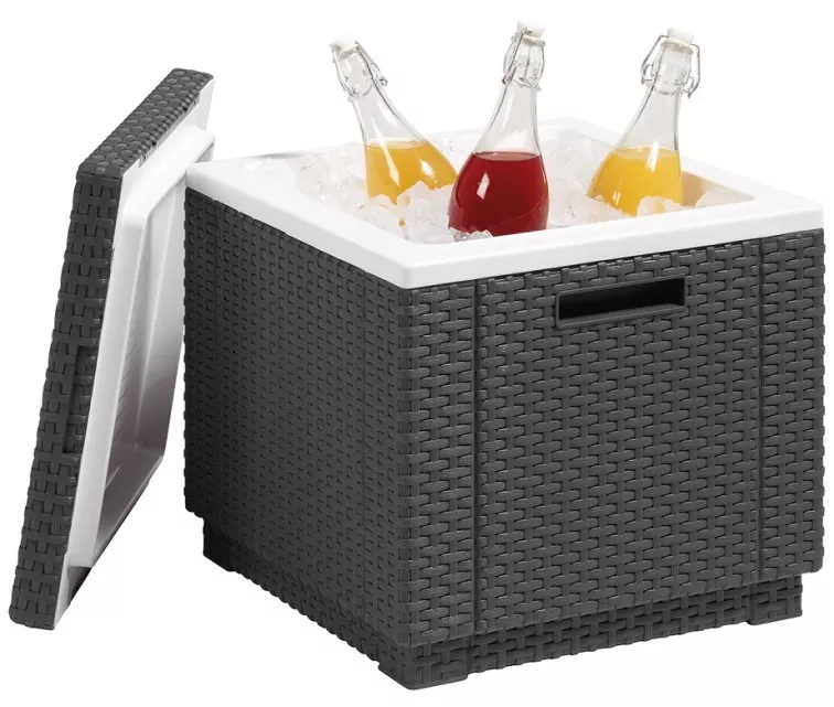 Allibert gėrimų šaldytuvas Ice Cube, grafito spalvos, 213828