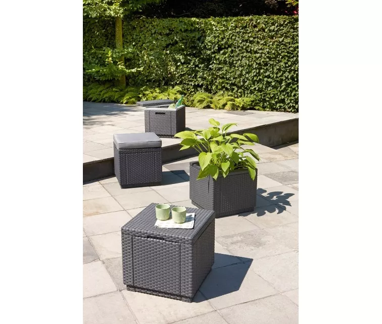 Allibert gėrimų šaldytuvas Ice Cube, grafito spalvos, 213828