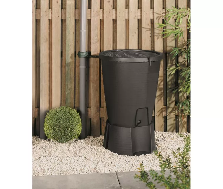 Indigo Water Butt + Base 200L серый