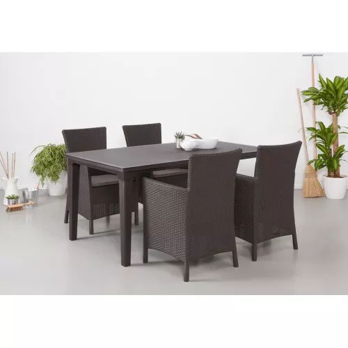 Садовый стул Iowa коричневый