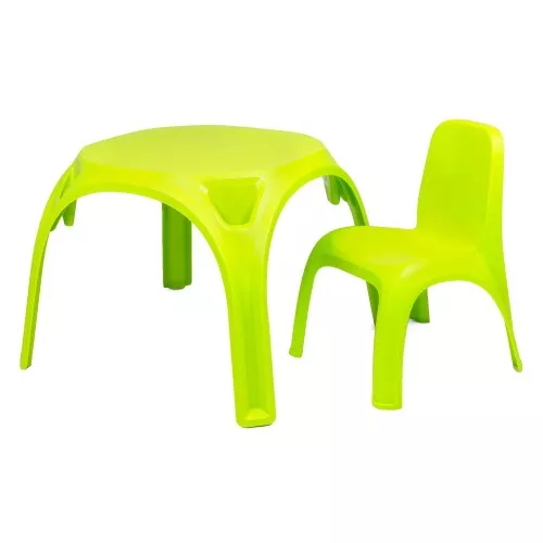 Plastikust lastelaud Kids Table, roheline