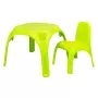 Plastikust lastetool Kids Table, roheline
