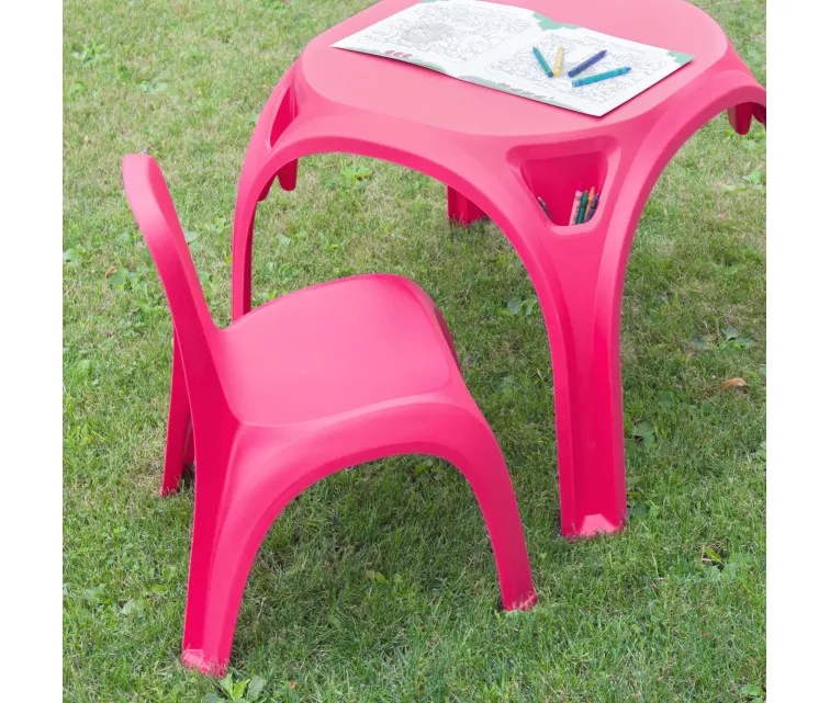 Lastetool Kids Table, roosa