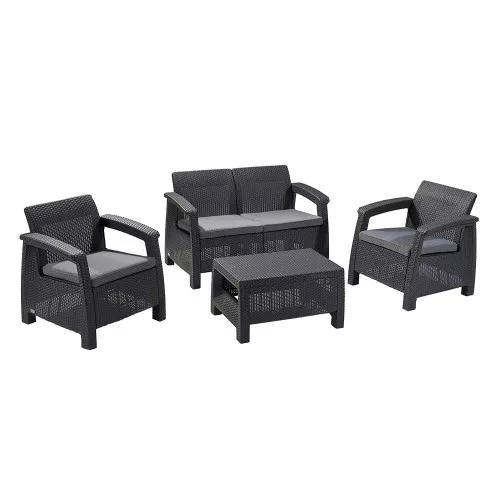Garden furniture set Corfu Set grey 