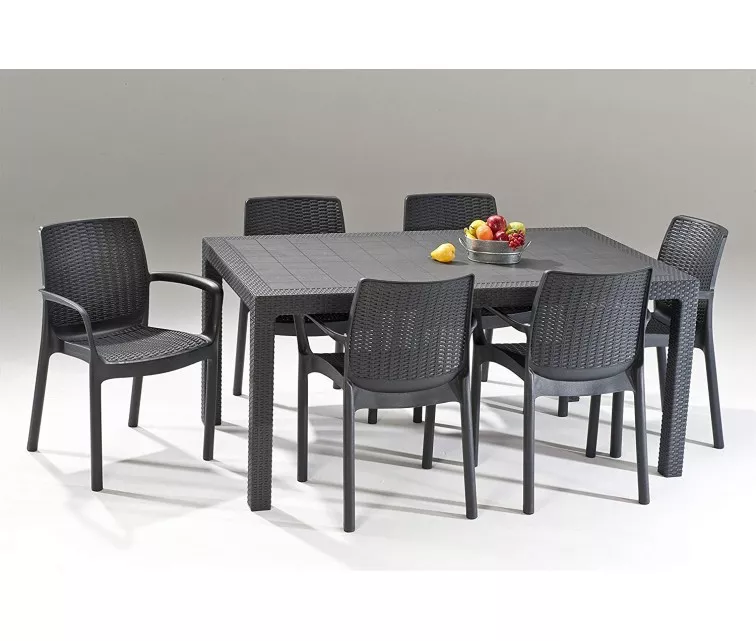 Keter plastikinis stalas Melody, pilkas