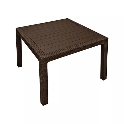 Садовый стол Melody Quartet коричневый