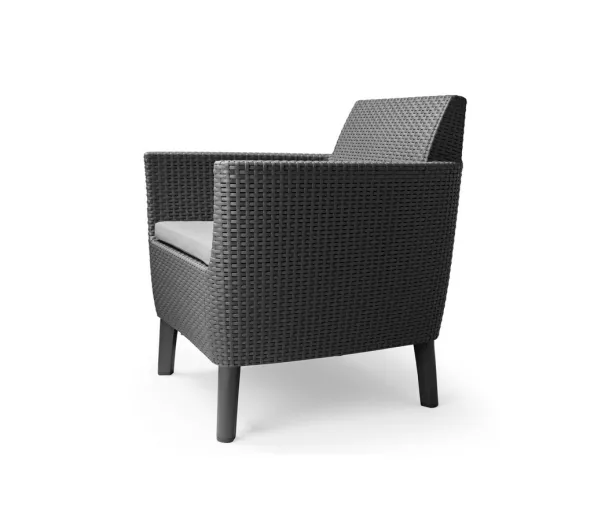 Dārza mēbeļu komplekts Salemo 3 Seater Set pelēks