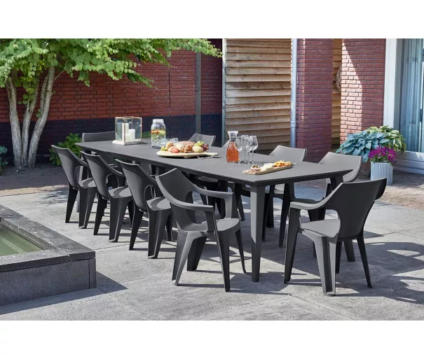 Garden chair Dante Low Back grey