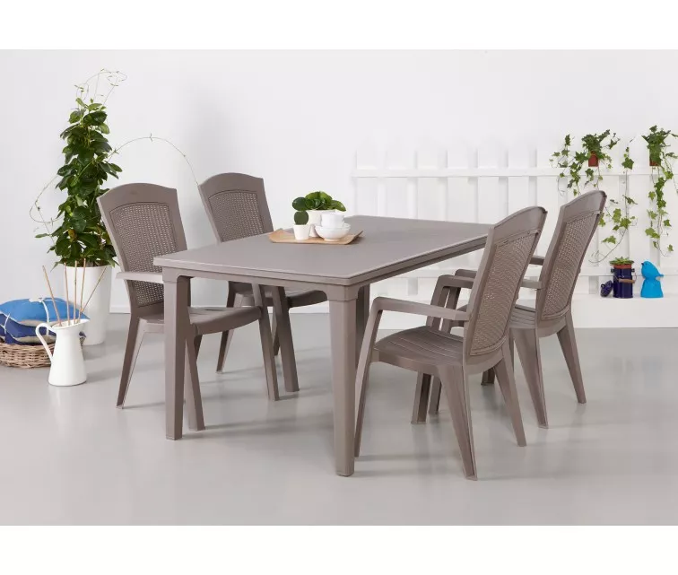 Sodo kėdė Minesota, smėlio spalvos