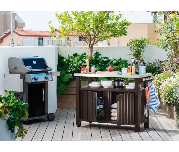 Aiakapp-laud Keter Unity 183 L, pruun