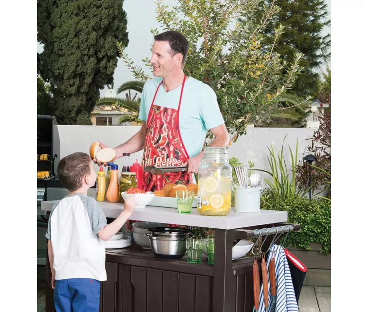 Aiakapp-laud Keter Unity 183 L, pruun