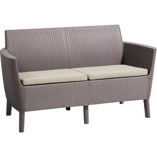 Садовый диван для двоих Salemo 2 Seater Sofa бежевый