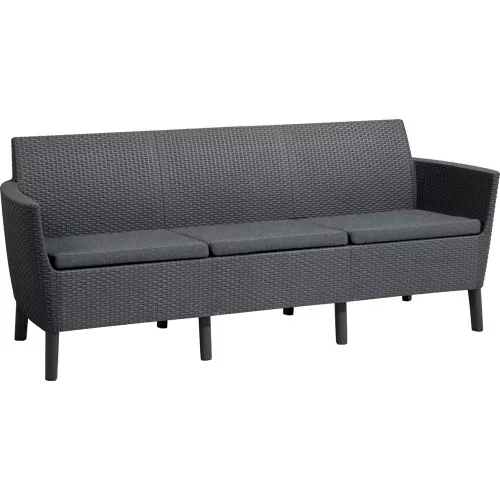 "Salemo" 3 vietų sofa pilka