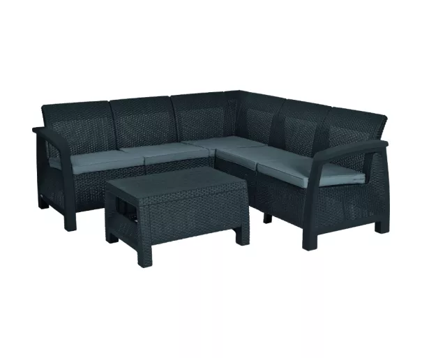 Dārza mēbeļu komplekts Bahamas Relax Set pelēks
