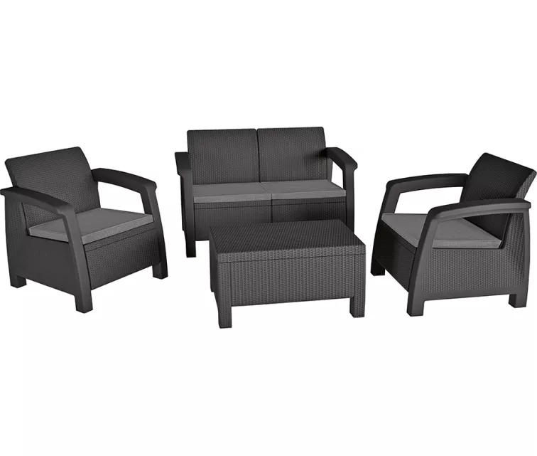 Garden furniture set Bahamas Set grey