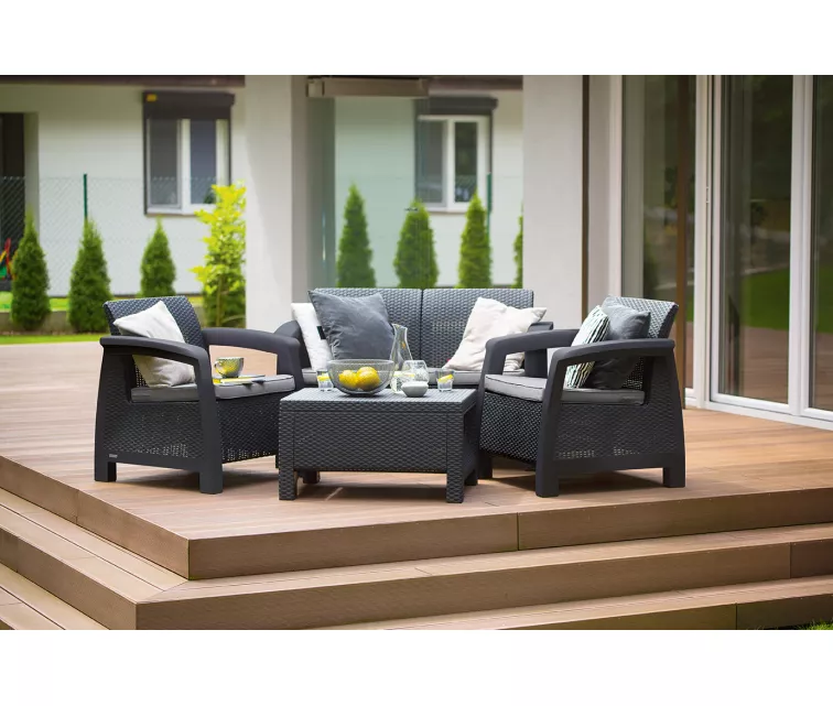 Garden furniture set Bahamas Set grey