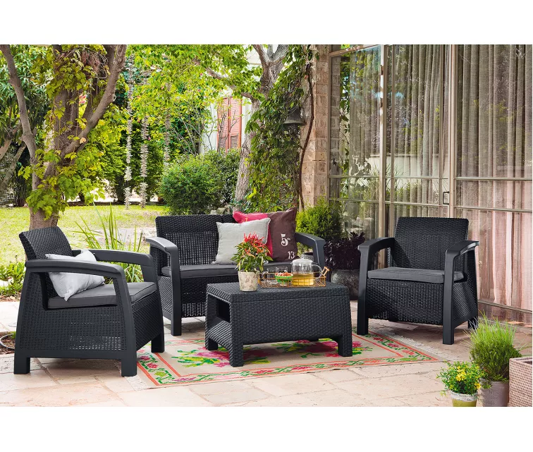 Garden furniture set Bahamas Set grey