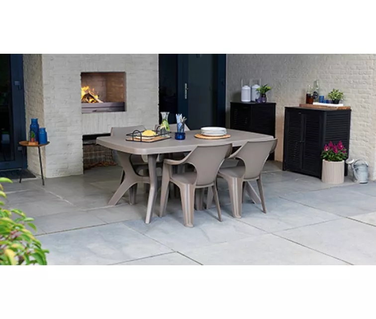 Sodo stalas Keter Baltimore, rudas