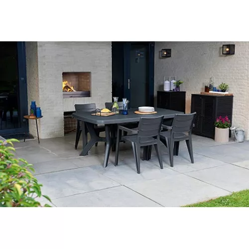 Садовый стол Baltimore серый 