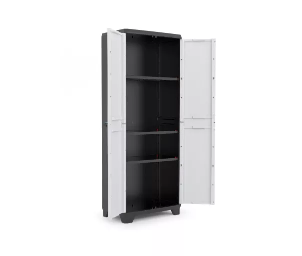 Linear Tall Cabinet 68x39x173cm black/grey/dark blue