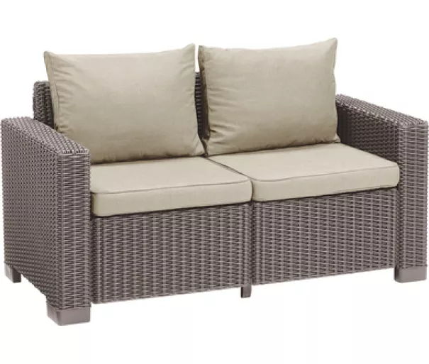 Dārza dīvāns divvietīgs California 2 Seater Sofa bēšs