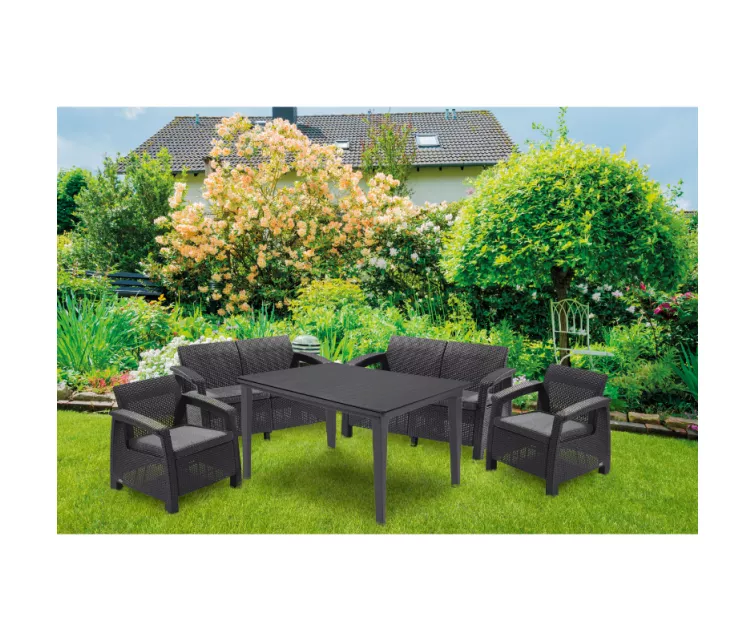 Plastikust aiamööbel Curver Corfu Fiesta, hall