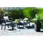Garden furniture set Emily Patio Set with cushions grey/light grey