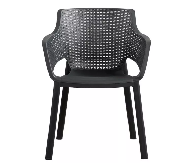 Sodo kėdė Eva, pilka