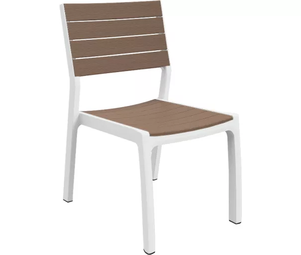 Garden chair Harmony white/beige