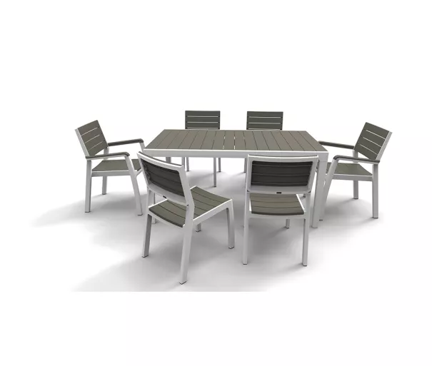 Aiatool Harmony Armchair, valge/helehall