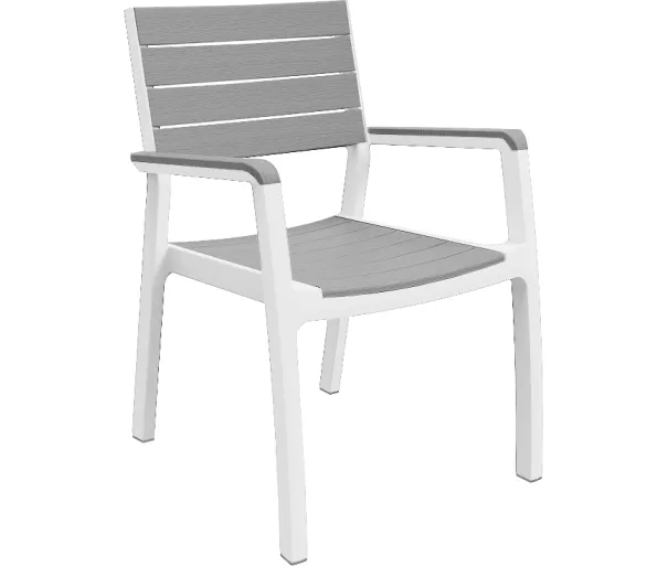 Aiatool Harmony Armchair, valge/helehall