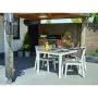 Garden table Harmony white/light grey