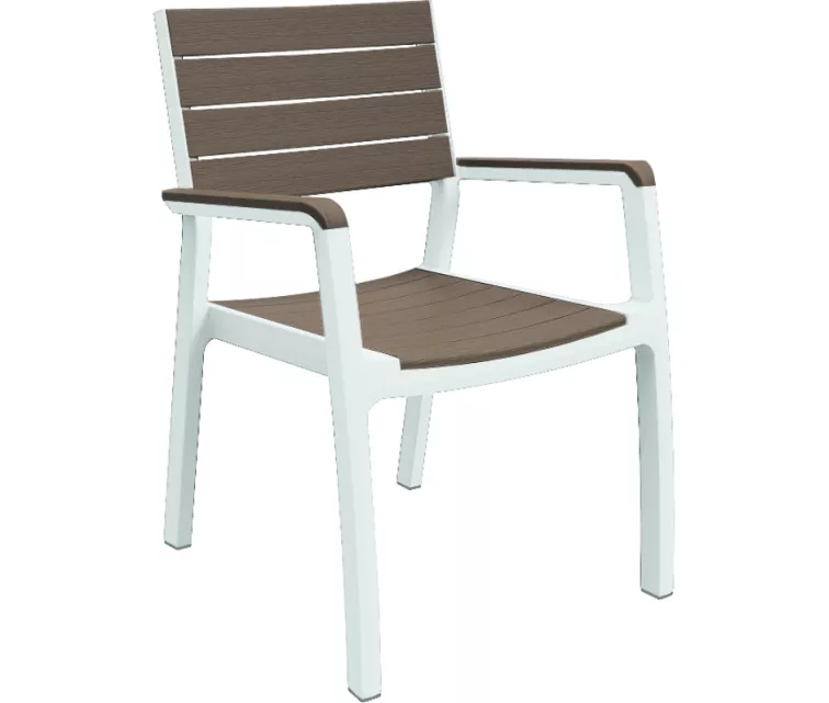 Harmony Armchair white/beige brown