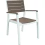 Harmony Armchair white/beige brown