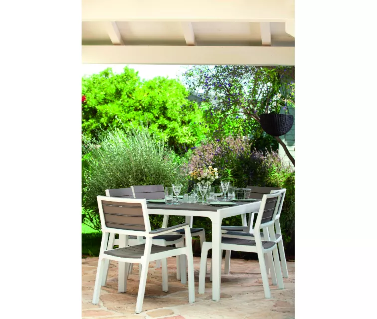 Harmony Armchair white/beige brown