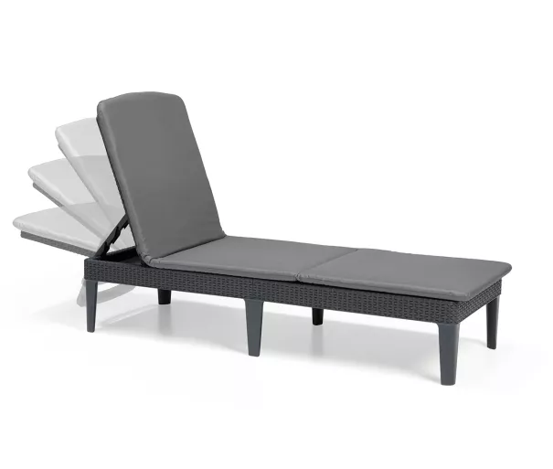 Sun lounger Jaipur grey