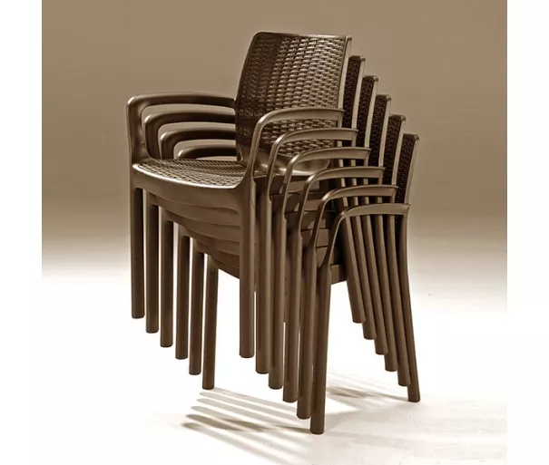 Garden chair Bali Mono brown