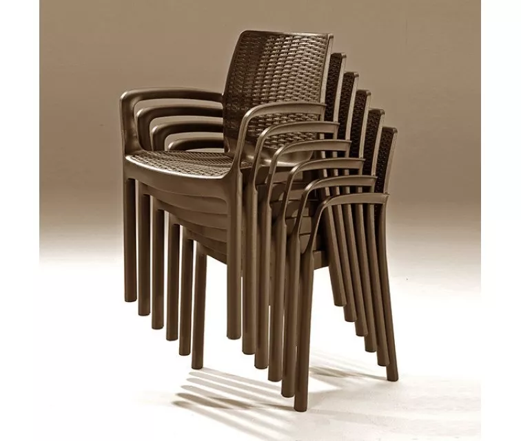 Garden chair Bali Mono brown