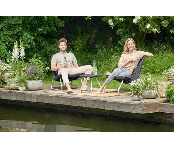 Dārza mēbeļu komplekts Rio Patio Set pelēks