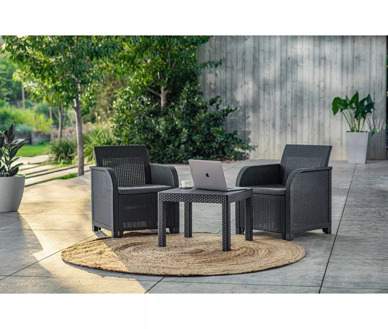 Aiamööblikomplekt Rosalie Rõdukogumik koos lauaga Classic hall