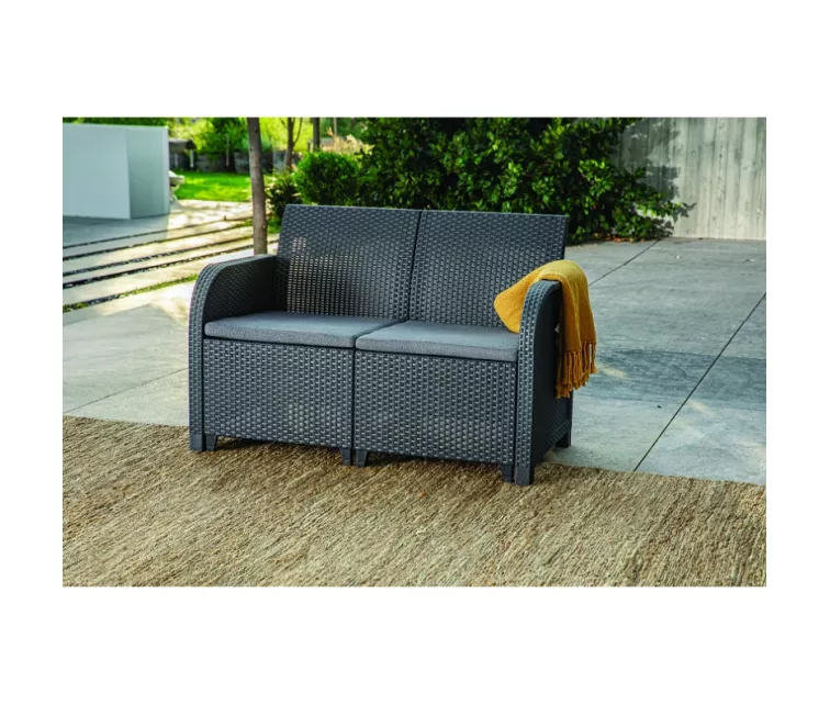 Sodo baldų komplektas "Rosalie" Komplektas su stalu "Classic grey